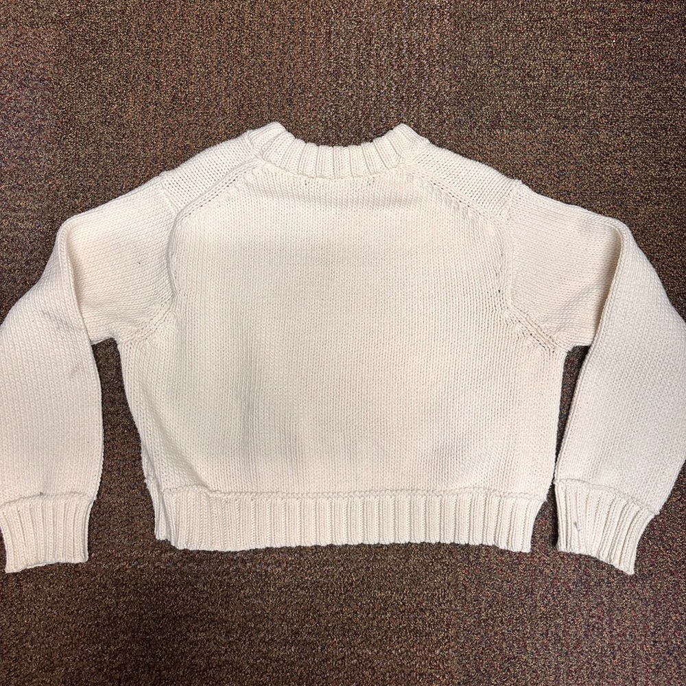 White cardigan/sweater size medium
